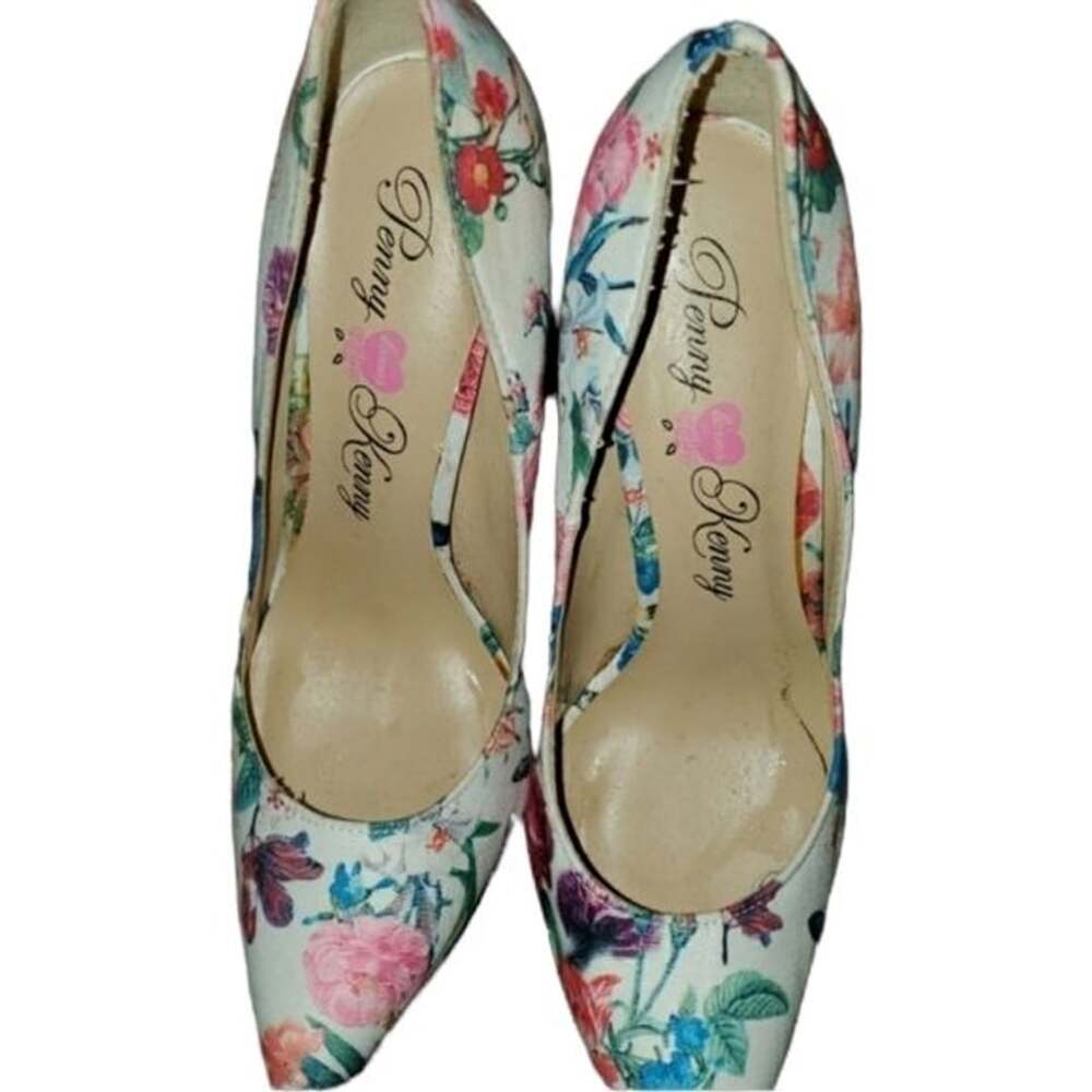 Penny Loves Kenny Floral Heels